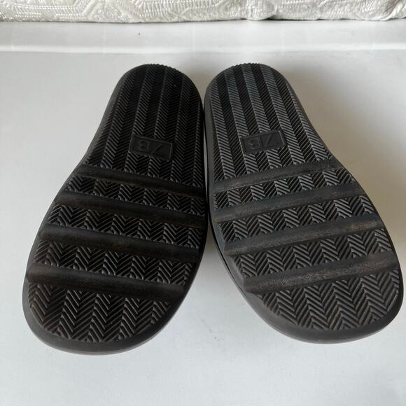 Tory Burch Bubble Miller Jelly Slide Slip On Sandals Clear Black 7 - Picture 3 of 5